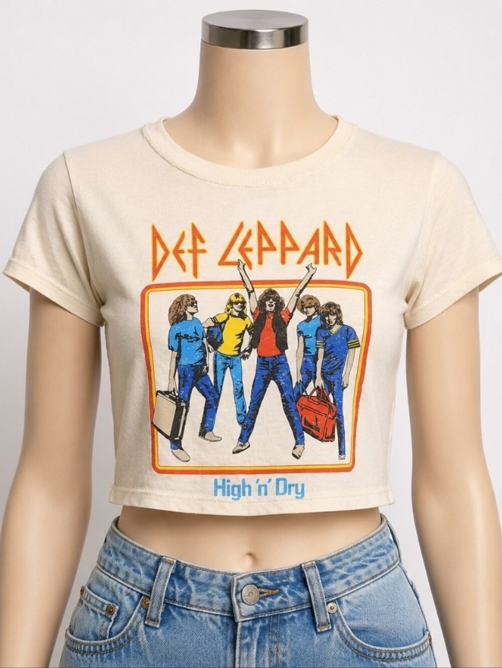 Def Leppard Cropped Baby Tee